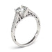 14k White Gold Cathedral Design Diamond Engagement Ring (1 1/4 cttw) Rings Angelucci Jewelry   