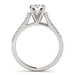 14k White Gold Cathedral Design Diamond Engagement Ring (1 1/8 cttw) Rings Angelucci Jewelry   