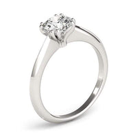 Thumbnail for 8 Prong Solitaire Engagement Ring, Double Prong Set, 14-Karat, 1 cttw Round-cut Rings Angelucci Jewelry   