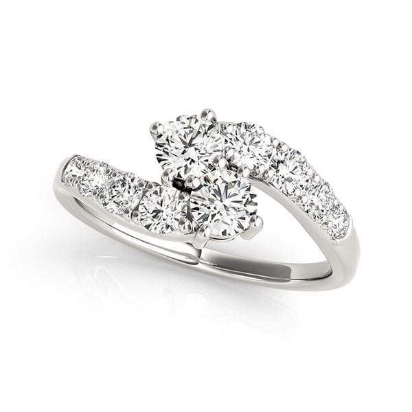 2 Stone Diamond Fashion Open Ring - 443A3SJADFHWG – Seita Jewelers