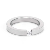 Thumbnail for 3MM Stainless Steel Floating Solitaire Ring Rings JGI   