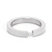 3MM Stainless Steel Floating Solitaire Ring Rings JGI   