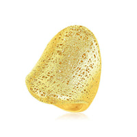 Thumbnail for Italian Design 14k Yellow Gold Woven Bold Ring Rings Angelucci Jewelry   
