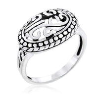 Thumbnail for Antique Filigree Crest Ring Rings JGI   
