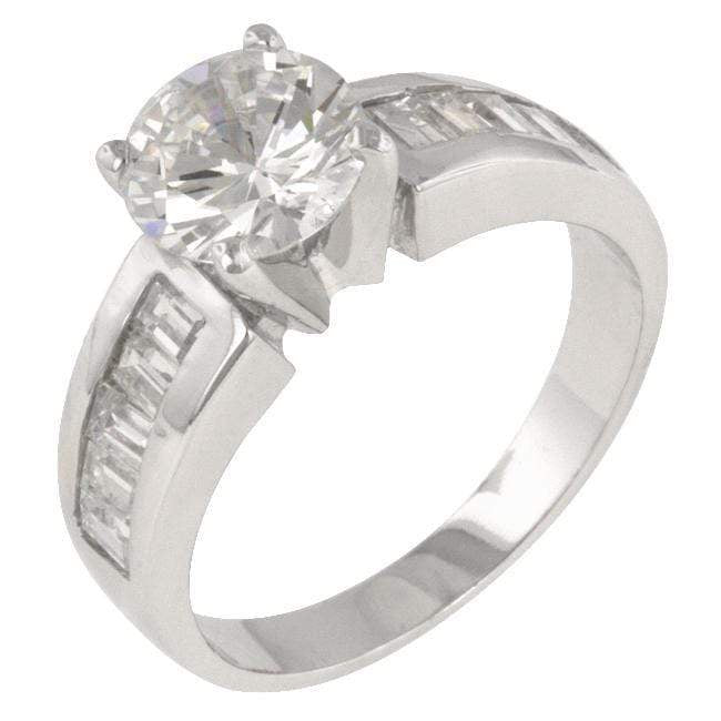 Sterling Silver CZ Engagement Rings, The Antoinette Rings JGI   