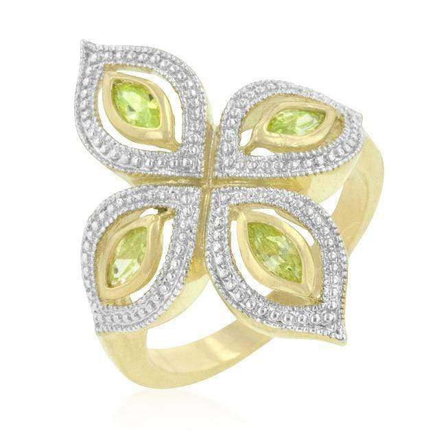 Apple Green Luxe Ring Rings JGI   