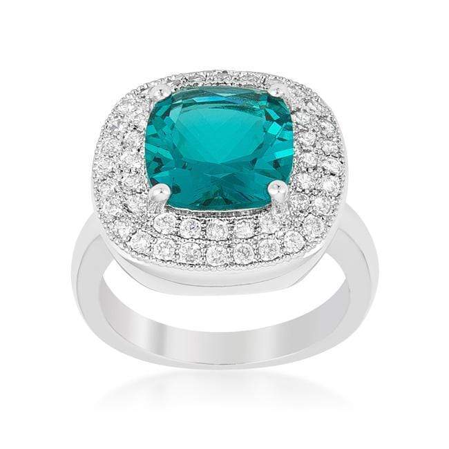 Aqua Bridal Cocktail Ring Rings JGI   