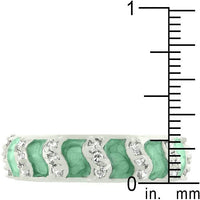 Thumbnail for Aqua Eternity Enamel Ring Rings JGI   