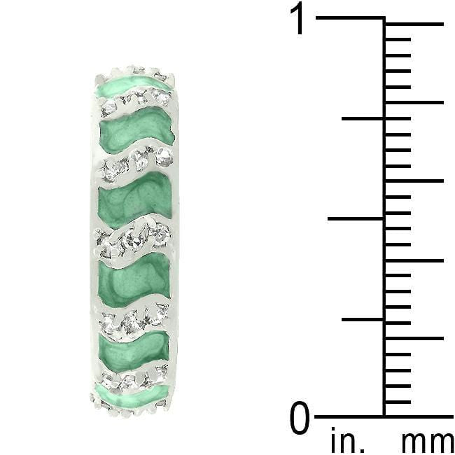 Aqua Eternity Enamel Ring Rings JGI   