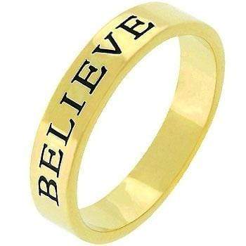 Believe Fashion Band Rings JGI   