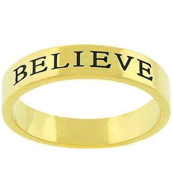 Believe Fashion Band Rings JGI   