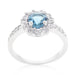 Blue Cubic Zirconia Engagement Rings, Bella Birthstone Rings JGI   