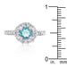 Blue CZ Engagement Ring, Bella Birthstone Rings JGI   