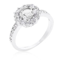 Thumbnail for Round CZ Engagement Ring, Bella Birthstone Rings JGI   