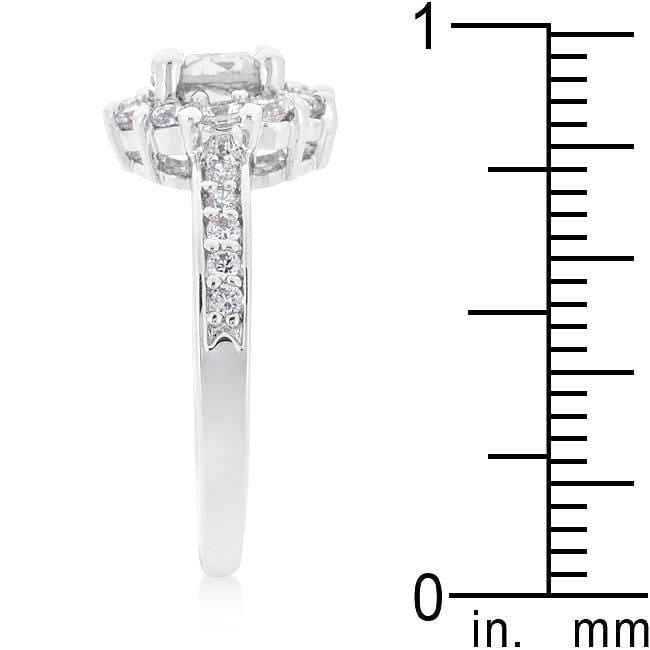 Round CZ Engagement Ring, Bella Birthstone Rings JGI   