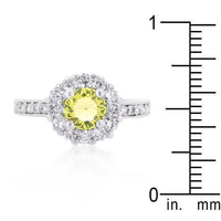 Thumbnail for Yellow Cubic Zirconia Ring, Bella Birthdtone Engagemenr RIng Rings JGI   