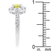 Thumbnail for Yellow Cubic Zirconia Ring, Bella Birthdtone Engagemenr RIng Rings JGI   