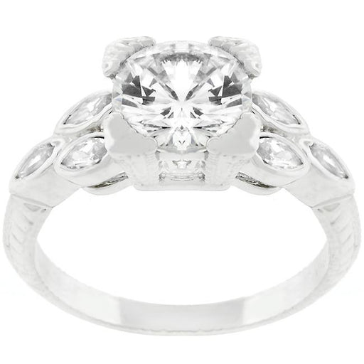 Sterling Silver CZ Engagement Rings, The Bella Ring Rings JGI   