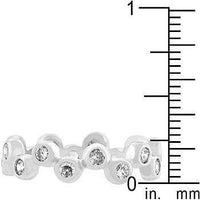 Thumbnail for Bezel Set Clear CZ Eternity Band Rings JGI   