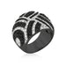 Black And White Cocktail Ring Rings JGI   