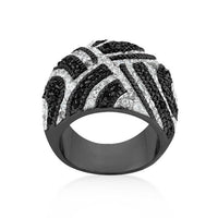 Thumbnail for Black And White Cocktail Ring Rings JGI   