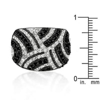 Thumbnail for Black And White Cocktail Ring Rings JGI   