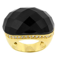 Thumbnail for Black Beauty Faceted Onyx Ring Rings JGI   