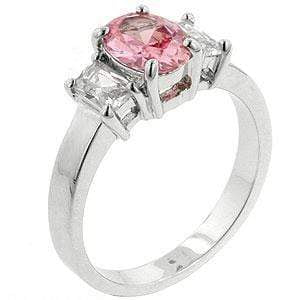Oval Cubic Zirconia Engagement Rings, Blossom 2.2 cttw Rings JGI   