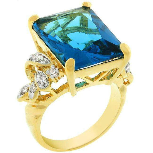 Blue Lagoon Cocktail Ring Rings JGI   