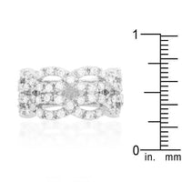 Thumbnail for Braided CZ Cocktail Ring Rings JGI   