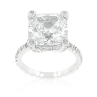 Thumbnail for Cushion Cut CZ Engagement Rings, Brilliant CZ Cubic Zirconia Ring Rings JGI   