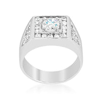 Thumbnail for Brilliant Mens Cubic Zirconia Ring Rings JGI   