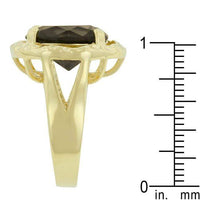 Thumbnail for Brown Cubic Zirconia Organic Ring Rings JGI   