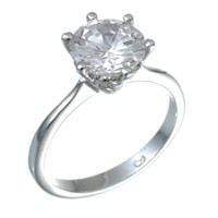 Thumbnail for 2 Carat Cubic Zirconia Ring, Classique CZ Engagement Ring Rings JGI   