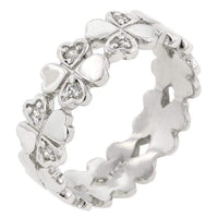 Thumbnail for Clover Hearts Ring Band Rings JGI   