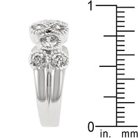 Thumbnail for Coral Bezel Cubic Zirconia Ring Rings JGI   