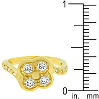 Thumbnail for Cubic Zirconia Clover Ring Rings JGI   