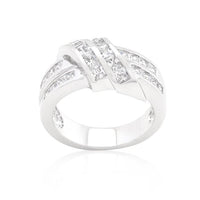 Thumbnail for Cubic Zirconia Double Knot Ring Rings JGI   
