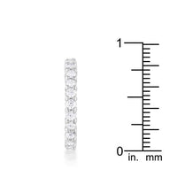 Thumbnail for Cubic Zirconia Eternity Band, Sterling Silver w/ Prongs Setting Rings JGI   