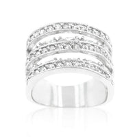 Thumbnail for Cubic Zirconia Tiered Ring Rings JGI   