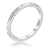 Thumbnail for Diamond Cut Stainless Steel Stackable Ring Rings JGI   
