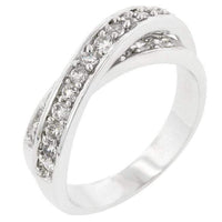 Thumbnail for Double Cross Cubic Zirconia Ring Rings JGI   