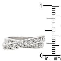 Thumbnail for Double Cross Cubic Zirconia Ring Rings JGI   