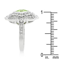 Thumbnail for Elegant Peridot Crest Ring Rings JGI   
