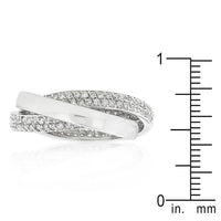 Thumbnail for Eternity Band Triplet with Clear Cubic Zirconia Rings JGI   