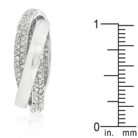 Thumbnail for Eternity Band Triplet with Clear Cubic Zirconia Rings JGI   
