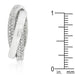 Eternity Band Triplet with Clear Cubic Zirconia Rings JGI   