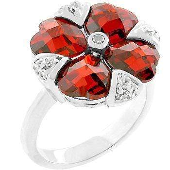 Garnet Artisan Ring Rings JGI   