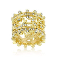 Thumbnail for Golden Filigree Eternity Band Rings JGI   