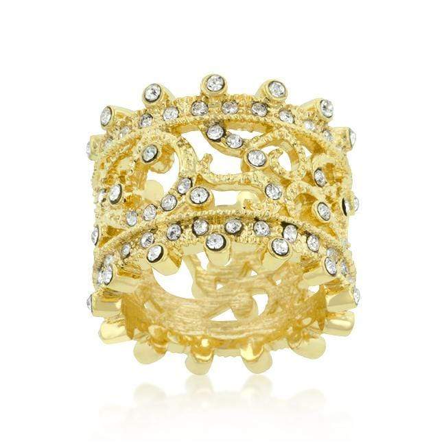 Golden Filigree Eternity Band Rings JGI   